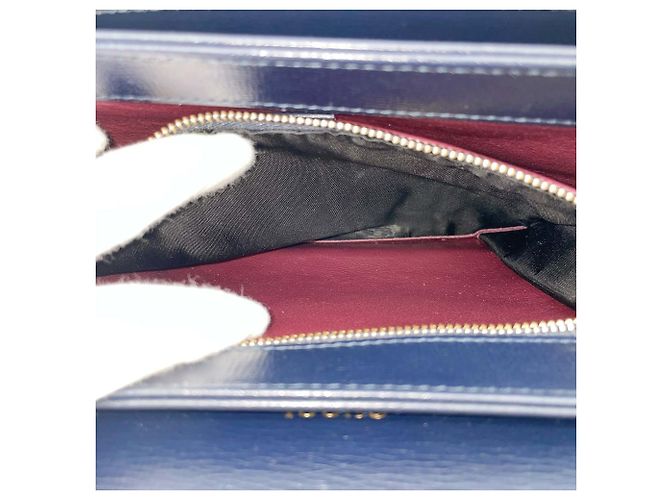 Borsa a Spalla Gucci Horsebit Blu navy - vista 8