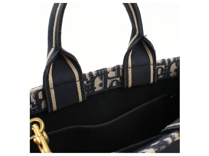 Borsa Book Tote 2-Way Christian Dior Blu navy - vista 7