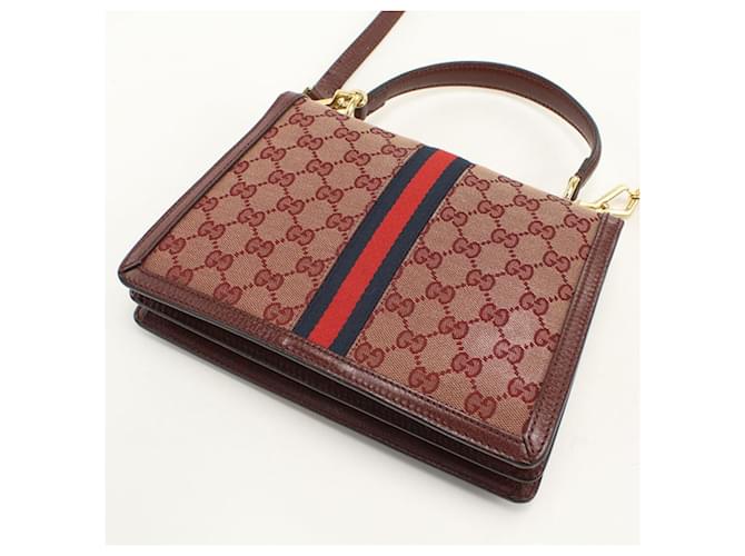 Borsa Gucci Ophidia Rosso Bordò - vista 2