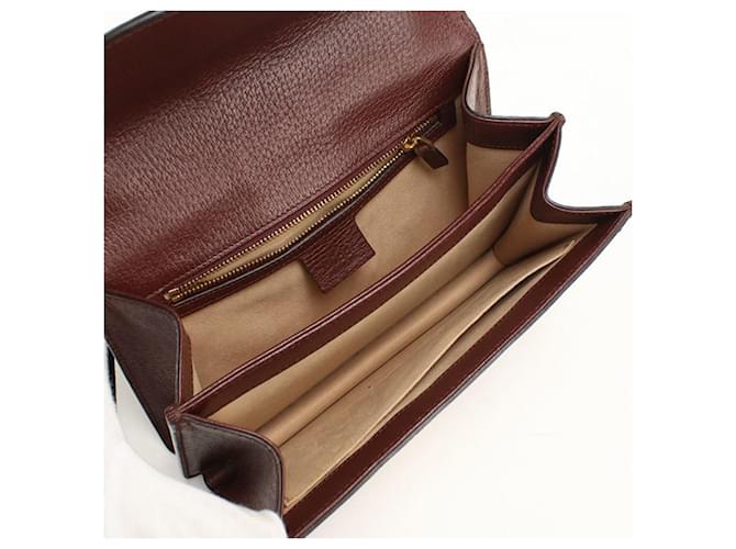 Borsa Gucci Ophidia Rosso Bordò - vista 3