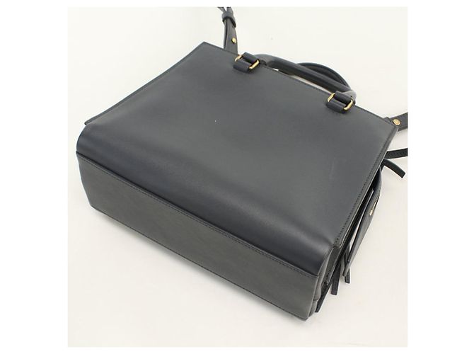 Borsa a mano grigia Saint Laurent Marrone - vista 2