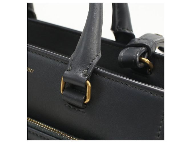 Borsa a mano grigia Saint Laurent Marrone - vista 5
