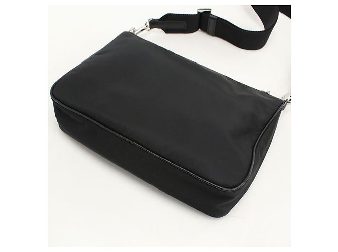 Borsa a tracolla nera da uomo Prada Nero - vista 2