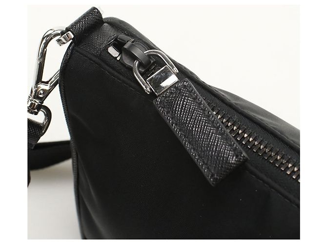 Borsa a tracolla nera da uomo Prada Nero - vista 5