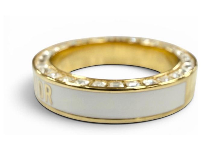 Anello DIOR Night Code di Christian Dior Bianco D'oro - vista 2