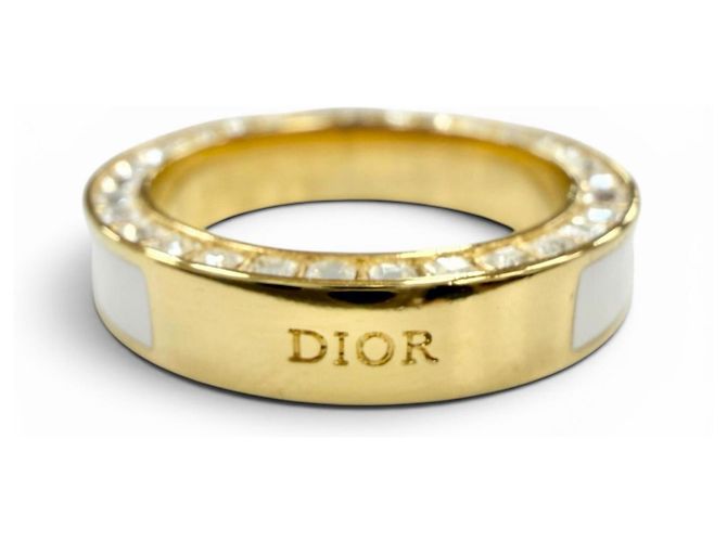 Anello DIOR Night Code di Christian Dior Bianco D'oro - vista 3