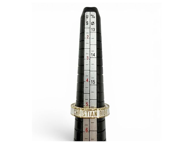 Anello DIOR Night Code di Christian Dior Bianco D'oro - vista 9