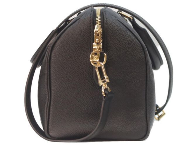 Borsa a tracolla Louis Vuitton Monogram Empreinte Noir Speedy 25 Nero - vista 2