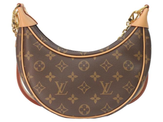 Borsa a tracolla Louis Vuitton Monogram Loop Beige - vista 3
