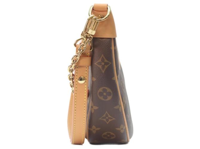 Borsa a tracolla Louis Vuitton Monogram Loop Beige - vista 4