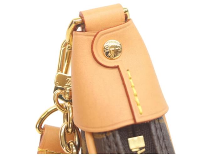 Borsa a tracolla Louis Vuitton Monogram Loop Beige - vista 8