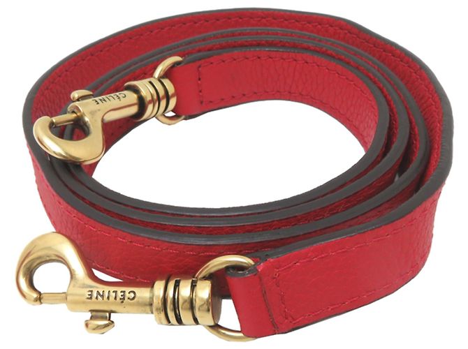 Céline Borsa a mano Nano Shopper da donna Celine Luggage Rosso - vista 10