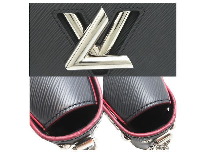 Borsa a Spalla Louis Vuitton Twist MM Nero - vista 10