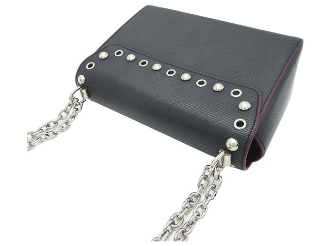 Borsa a Spalla Louis Vuitton Twist MM Nero - vista 4