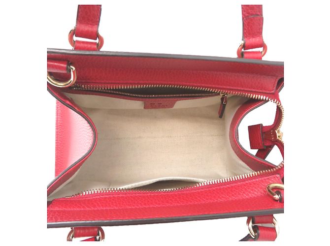 Borsa Gucci Soho in pelle rossa Rosso - vista 6
