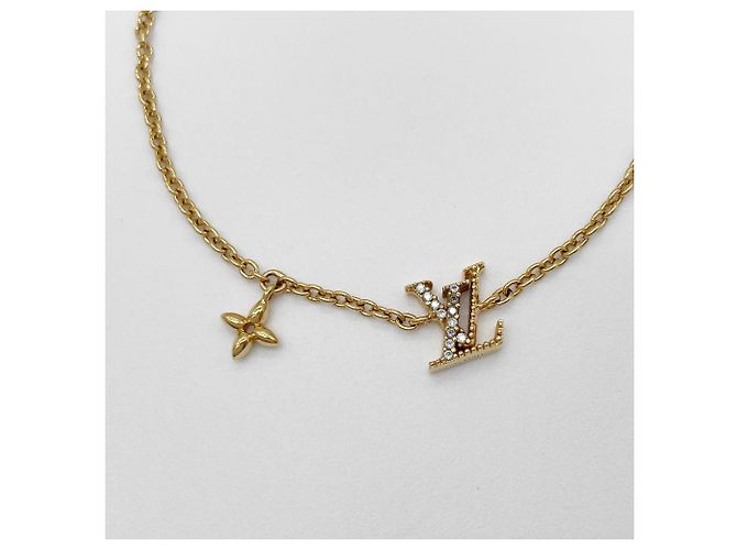 Bracciale charm in metallo dorato Louis Vuitton D'oro - vista 2