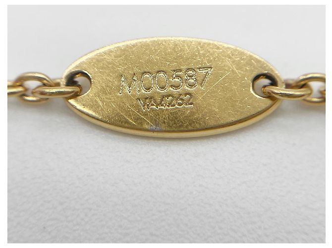 Bracciale charm in metallo dorato Louis Vuitton D'oro - vista 6