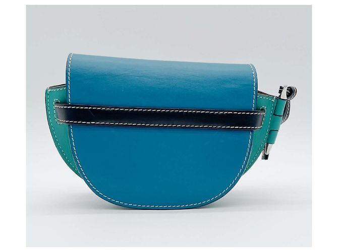Loewe Gate Bag Mini Schultertasche Blau Grün - Ansicht 2