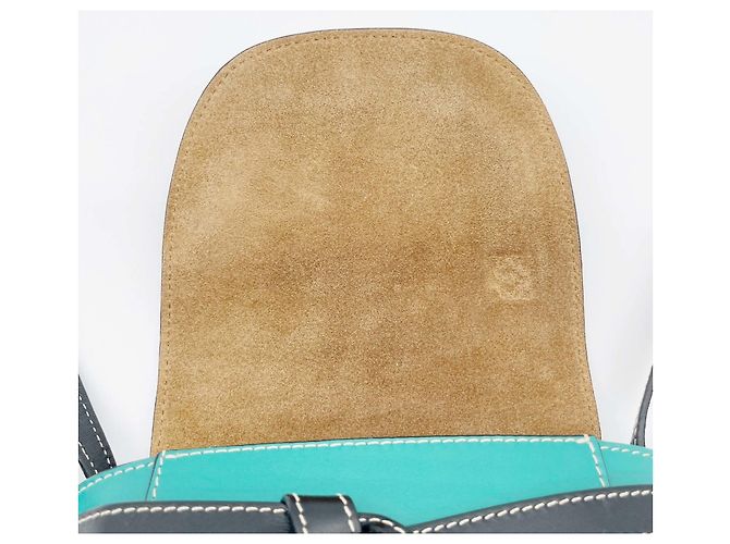 Loewe Gate Bag Mini Schultertasche Blau Grün - Ansicht 5
