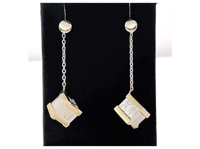 Orecchini Atlas Cube Drop di Tiffany & Co. - vista 2