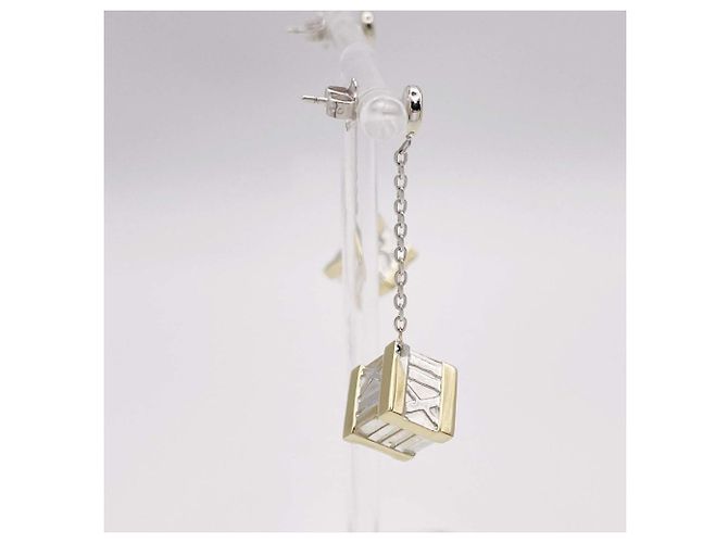 Orecchini Atlas Cube Drop di Tiffany & Co. - vista 4