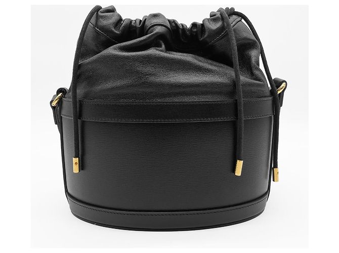 Borsa a tracolla con coulisse Gucci Horsebit 1955 Nero - vista 2