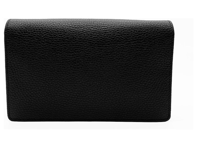 Borsa a tracolla Gucci Soho con stampa a rilievo Nero - vista 2