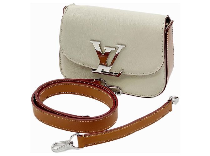 Borsa a Spalla/Borsa a Mano Louis Vuitton Vivienne LV Marrone Bianco - vista 7
