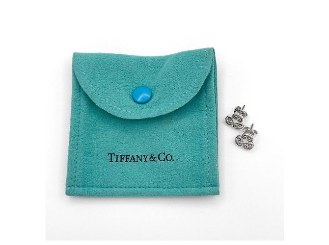 Orecchini a lobo in argento Tiffany & Co. Venezia - vista 10