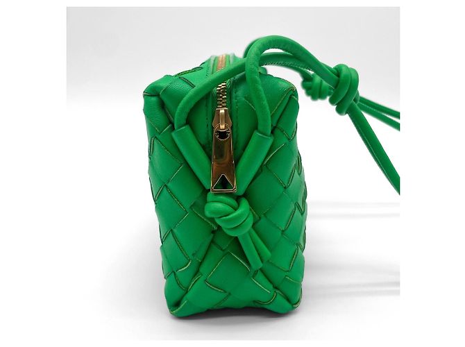 Mini borsa a tracolla Loop di Bottega Veneta Verde - vista 2