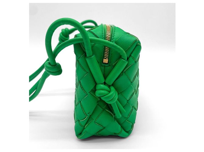 Mini borsa a tracolla Loop di Bottega Veneta Verde - vista 3