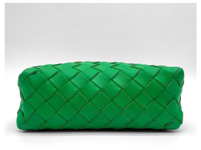 Mini borsa a tracolla Loop di Bottega Veneta Verde - vista 4