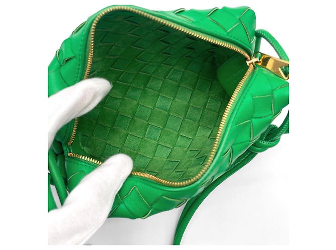 Mini borsa a tracolla Loop di Bottega Veneta Verde - vista 5