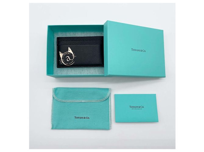 Tarjetero de cuero negro Tiffany & Co. - vista 9