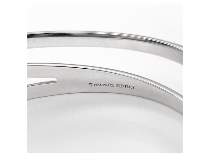 Bracciale rigido Tiffany & Co. Diagonal Bangle Argento - vista 5