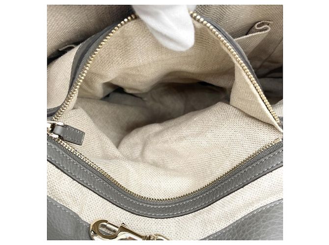 Borsa Tote Gucci Greenwich Horsebit Marrone - vista 10