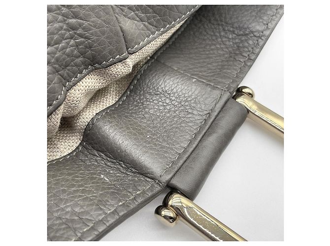 Borsa Tote Gucci Greenwich Horsebit Marrone - vista 13