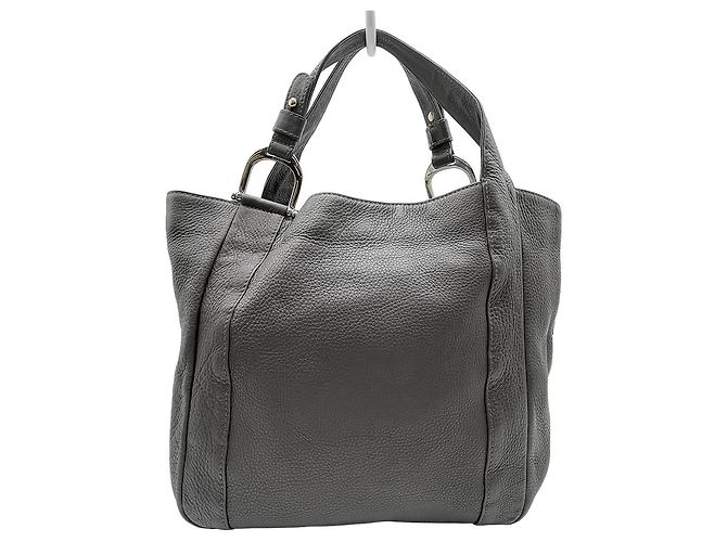 Borsa Tote Gucci Greenwich Horsebit Marrone - vista 2