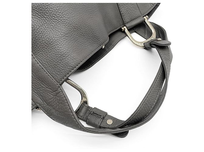 Borsa Tote Gucci Greenwich Horsebit Marrone - vista 6
