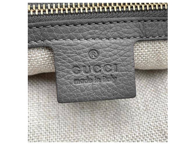 Borsa Tote Gucci Greenwich Horsebit Marrone - vista 8