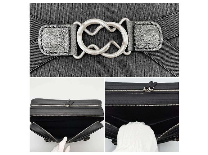 Bulgari Borsa Boston 2-Way Bvlgari Millerighe Nero - vista 7