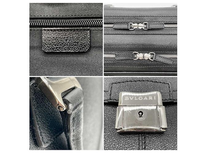 Bulgari Borsa Boston 2-Way Bvlgari Millerighe Nero - vista 8