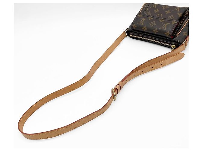 Borsa a Spalla Louis Vuitton Vivacite PM Marrone - vista 6