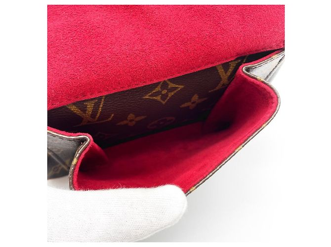 Borsa a Spalla Louis Vuitton Vivacite PM Marrone - vista 7