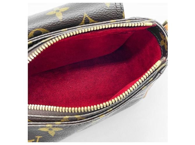 Borsa a Spalla Louis Vuitton Vivacite PM Marrone - vista 8