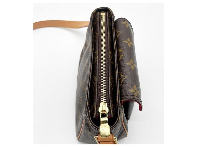 Borsa a Spalla Louis Vuitton Vivacite PM Marrone - vista 9