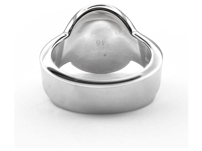 Gucci Ring mit ovalem Logo Silber - Ansicht 4