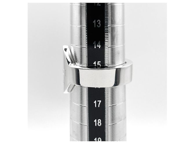 Gucci Ring mit ovalem Logo Silber - Ansicht 6