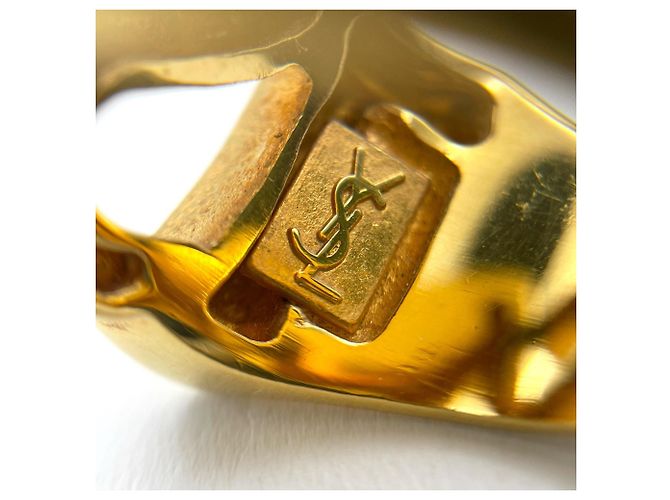 Anello Cassandra Logo Band Yves Saint Laurent D'oro - vista 6