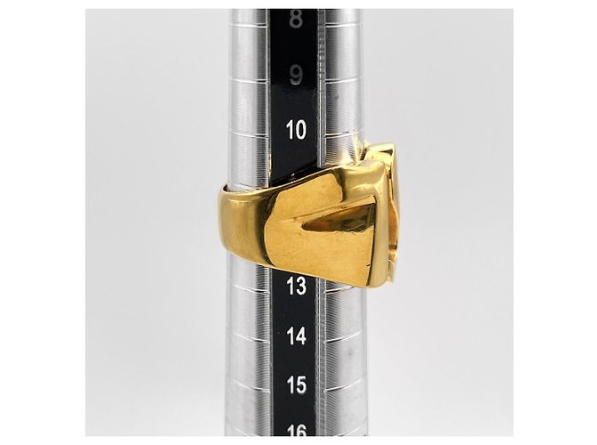 Anello Cassandra Logo Band Yves Saint Laurent D'oro - vista 7